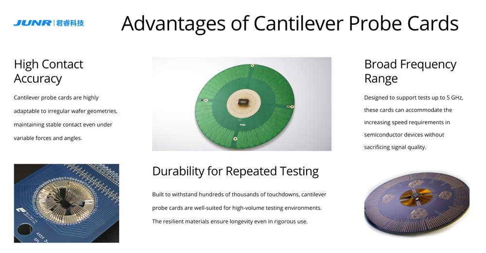 悬臂探针卡的优势