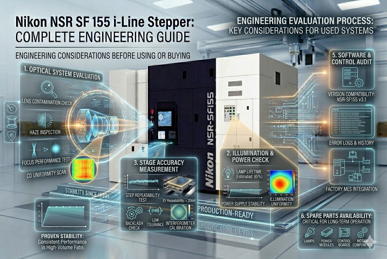 Nikon NSR SF 155 i-Line Stepper